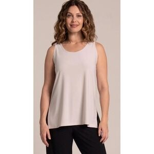 Sympli Women's Minimalist Cami Tank Top Size 3X Capsule Staple Neutral Beige